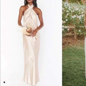 Show Me Your Mumu Jasmine Halter Bridesmaids Dress